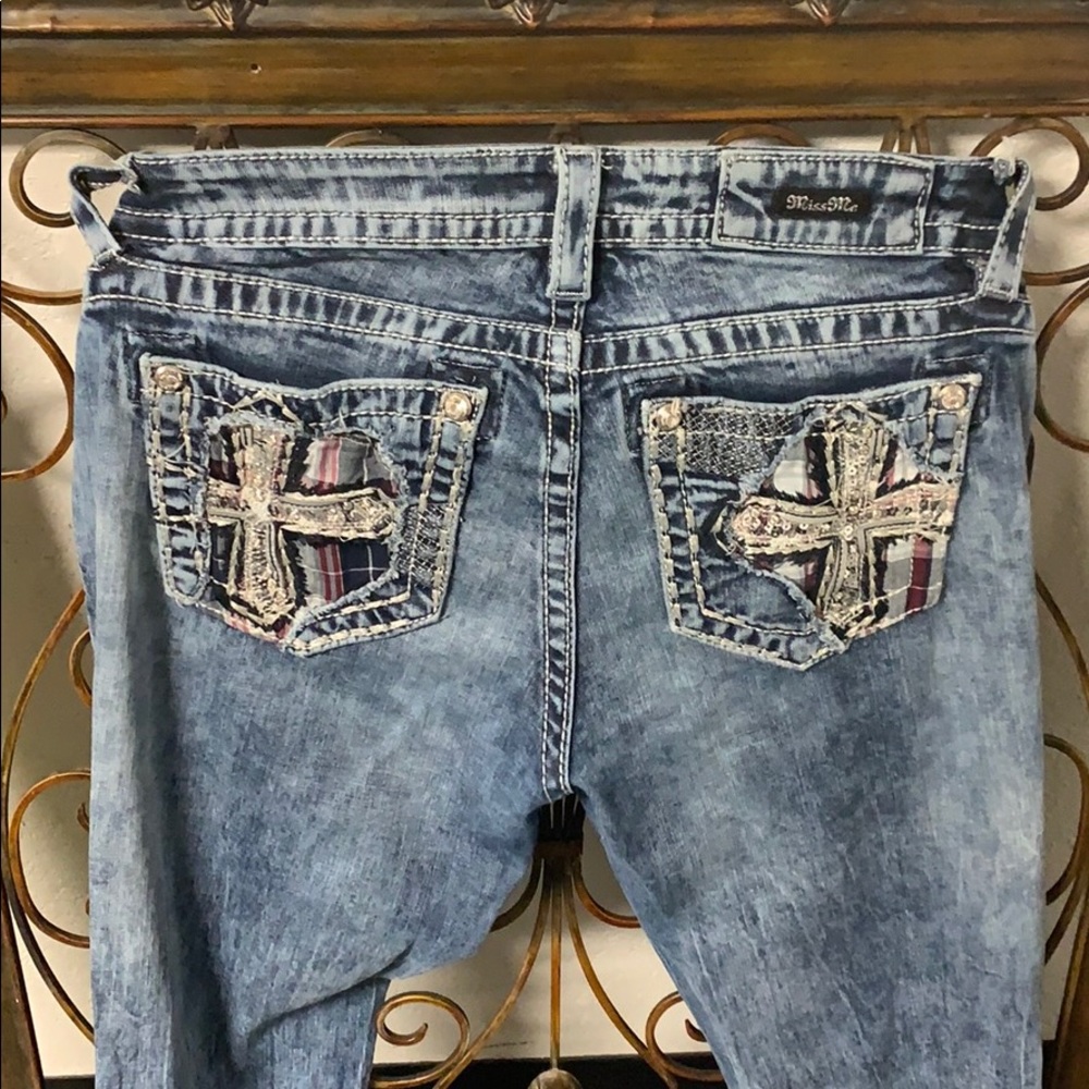 Miss me junior jeans 29 mid rise boot